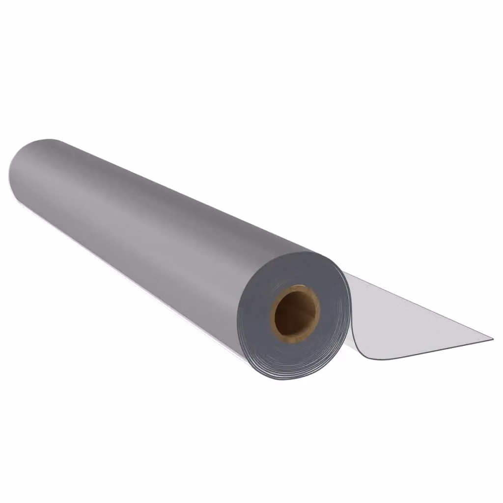 Berkfield Home Transparent PVC Table Protector Roll, Matt Finish, W: 0.9 m x L: 15 m, 2 mm Thickness – 1