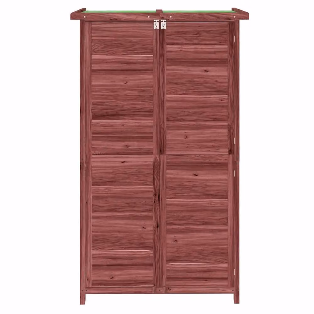Berkfield Home Rustic Pent Garden Tool Shed in Brown Pine Wood, W/D/H: 83 x 57 x 140 cm – 2