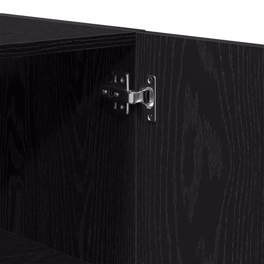 Berkfield Home Black Oak Wall Cabinet W/D/H: 60 x 31 x 60 cm – 6