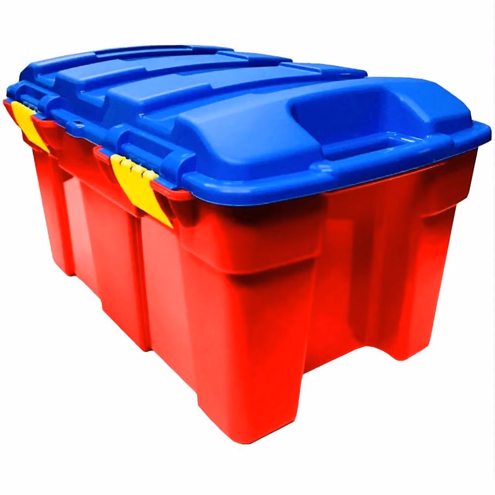 FLAVORA 40L Toy Storage Box with Clip Lid, Red – 2