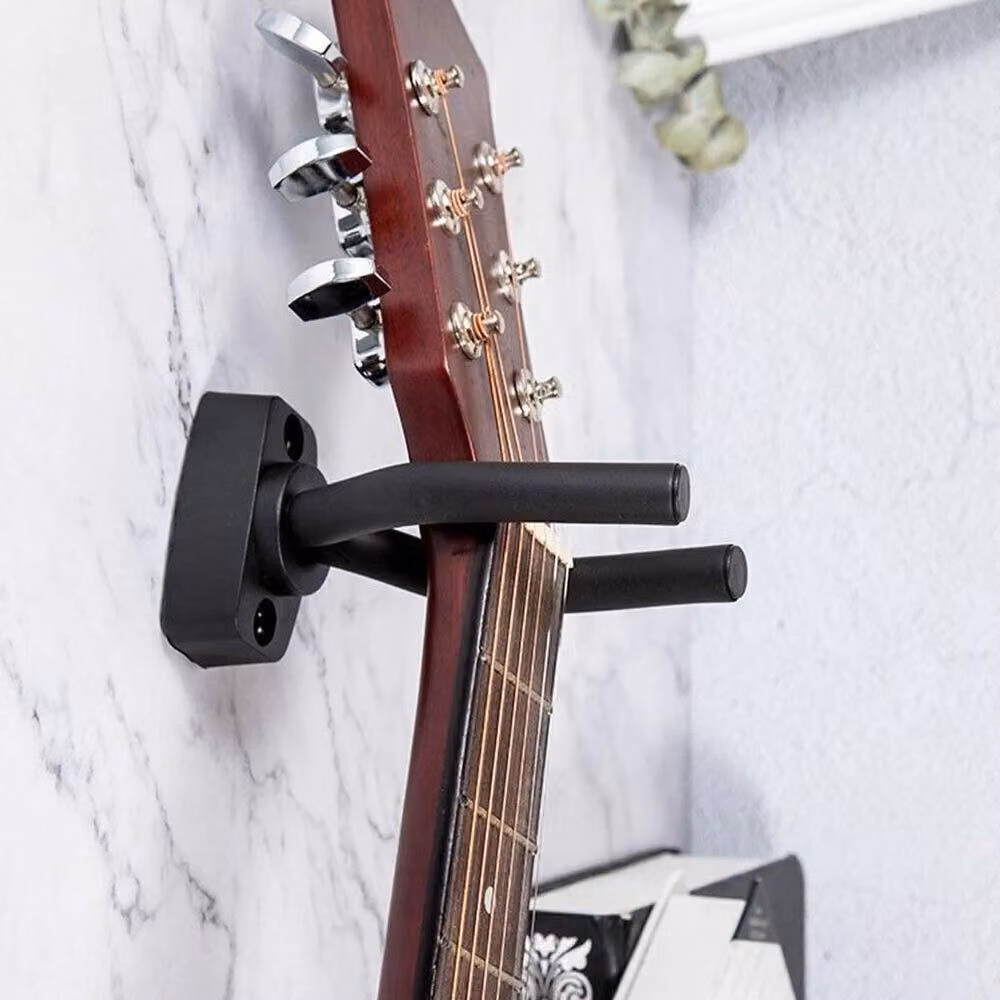 EONLION 4-Piece Metal Guitar Wall Mount Hanger Stand in Black – 4