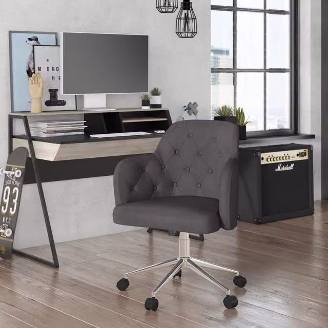 Alphason Washington Executive Chair in Grey Fabric