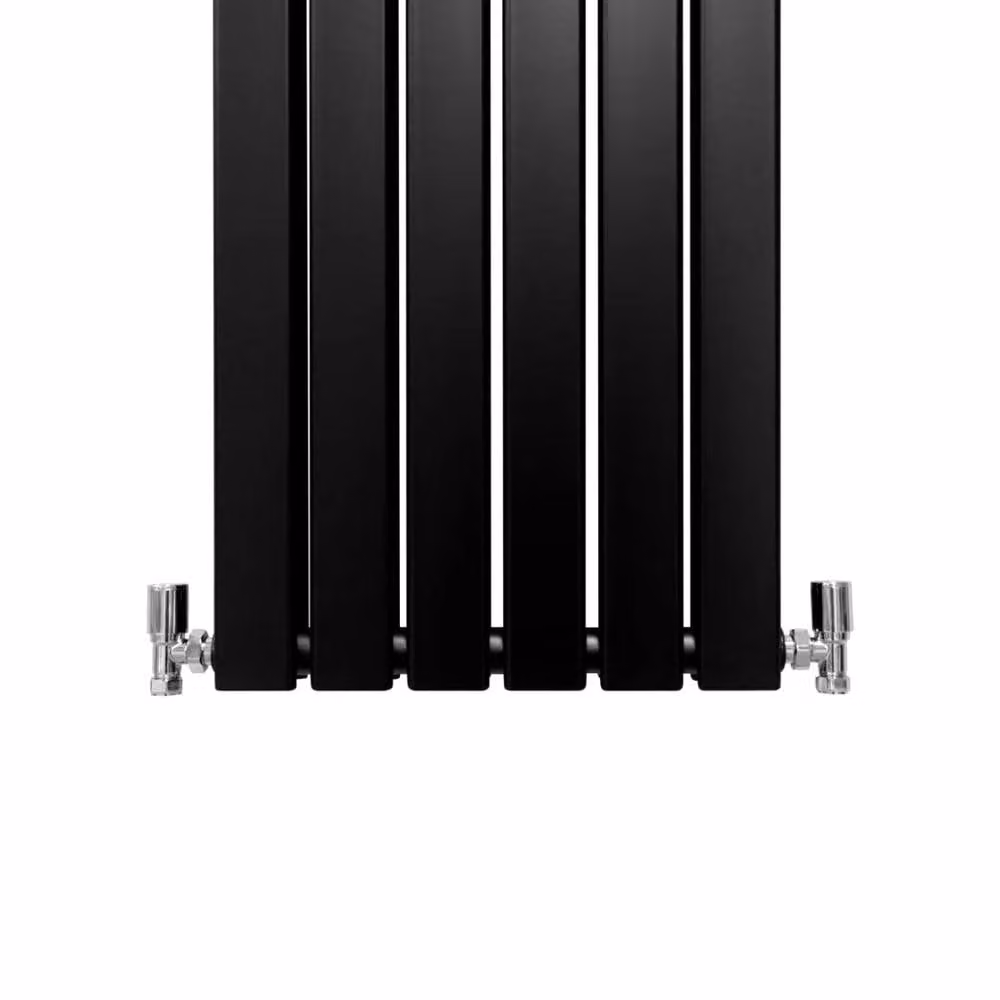 Monstershop Designer Flat Panel Steel Radiator in Matt Black, H: 180 cm x W: 42 cm – 4