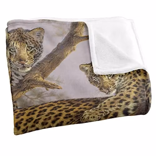 Wild Wings Family Tree Silky Touch Super Soft Fleece Throw Blanket in White, W/D/H: 152 x 127 cm – 2