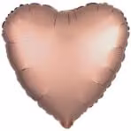 Amscan Rose Gold Heart Party Decorations