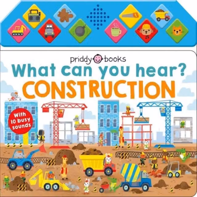 Priddy Books What Can You Hear? Multicolour Cardboard Board Book