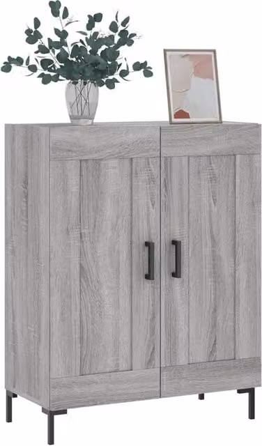 Berkfield Home Grey Sonoma Sideboard, W/D/H: 69.5 x 34 x 90 cm – 1
