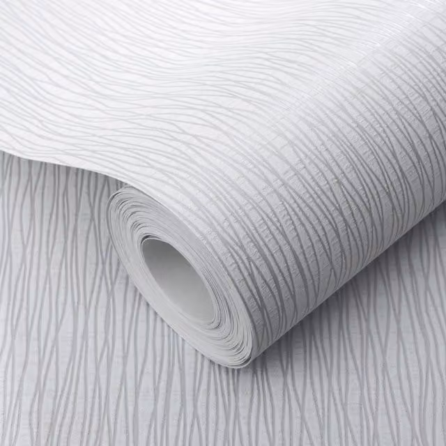 Erismann Grey Abstract Striped Minimalist Non-Woven Wallpaper Roll