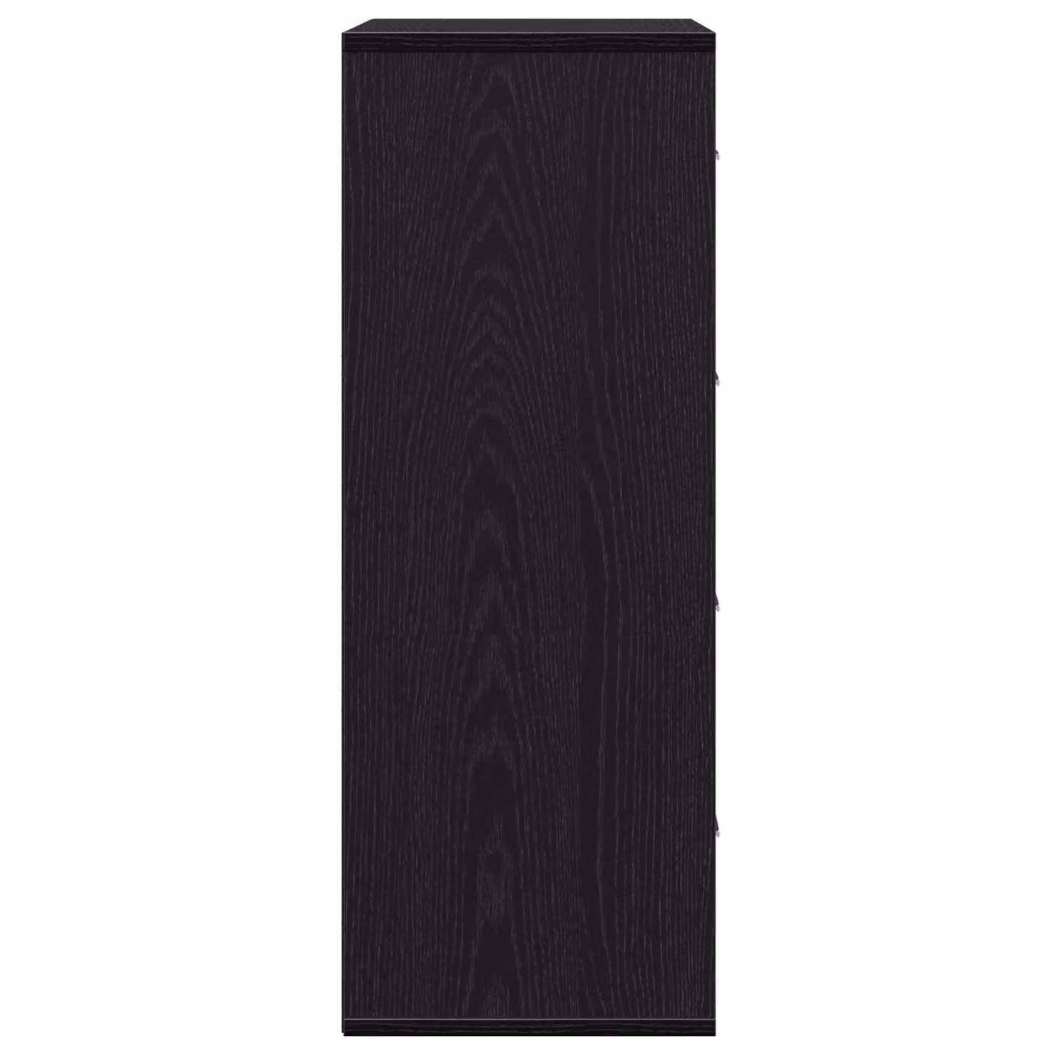 Berkfield Home Black Oak Sideboard with Drawer, W: 60 cm, D: 31 cm, H: 84 cm – 2