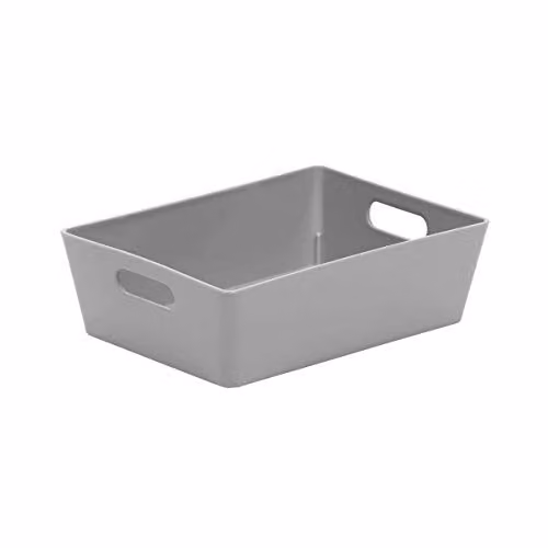 Wham Studio Large Rectangular Basket in Cool Grey