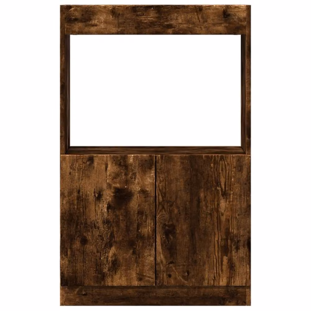 Berkfield Home Smoked Oak Highboard in Brown, W/D/H: 63 x 33 x 100 cm – 4