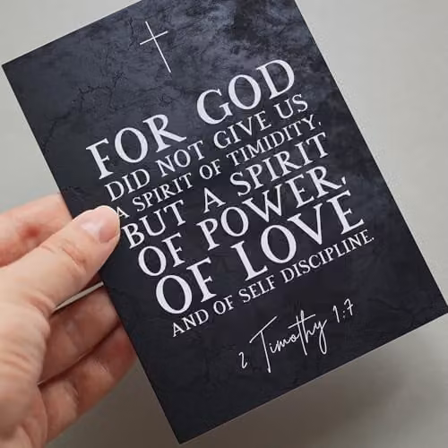 Artery8 Inspirational Bible Verse Collage Kit, Set of 50 Multicolour A6 Scripture Cards for Journaling and Crafting – 6