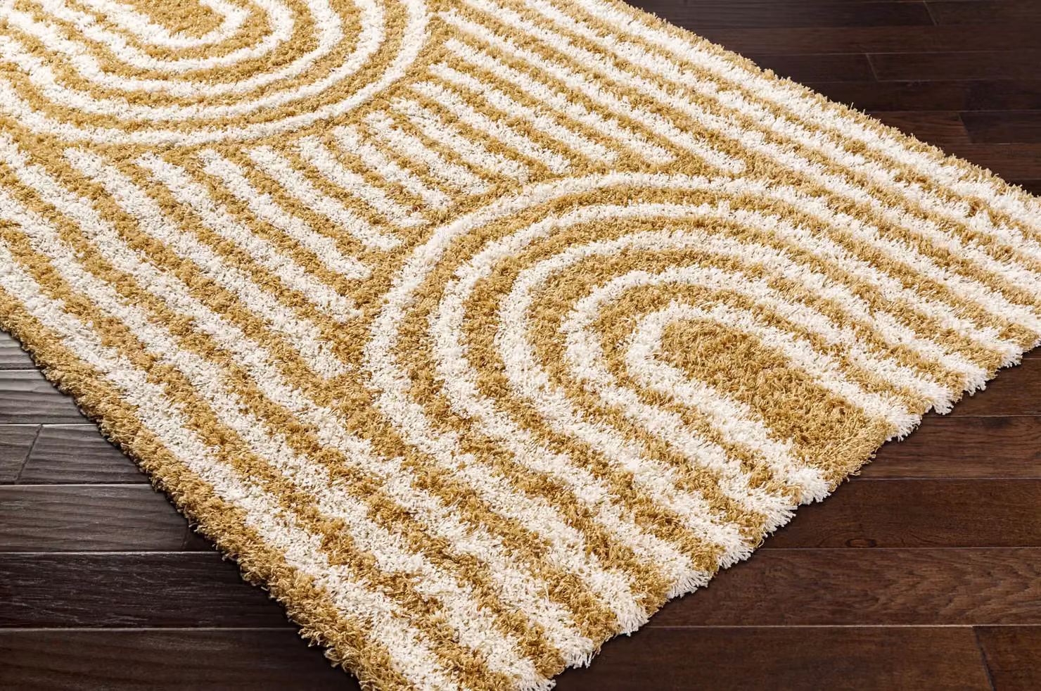 Livabliss Urban Shag Modern Camel Plush Pile Living Room and Bedroom Rug, W: 160 cm, D: 220 cm – 3