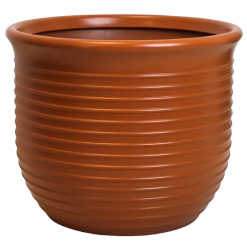 Trifibre Blenheim Roto Moulded Planter, Brown, Diameter: 58 cm