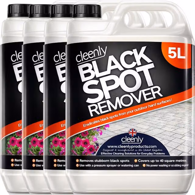 Cleenly Black Spot Remover for Patios and Driveways, Transparent, 20 l