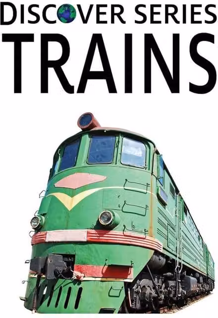 Xist Publishing Trains Paperback Book in Multicolour and Green
