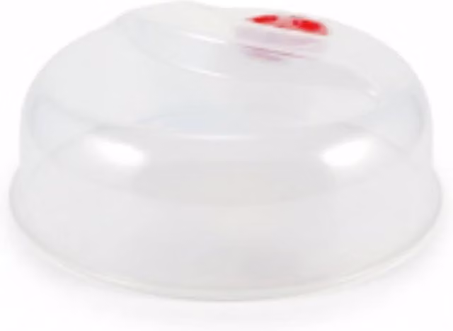 Bedsland 30cm Microwave Cover with Steam Release in Clear – 1