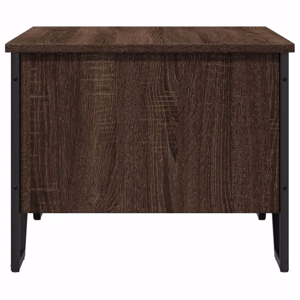 Berkfield Home Brown Oak Coffee Table in Engineered Wood W/D/H: 75 x 51 x 40 cm – 5