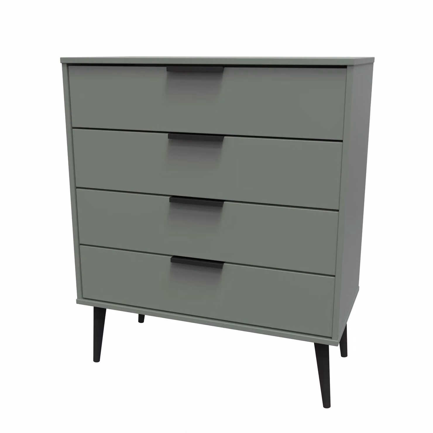 Ready Assembled 2 U Fuji 4 Drawer Chest in Pale Green – 2