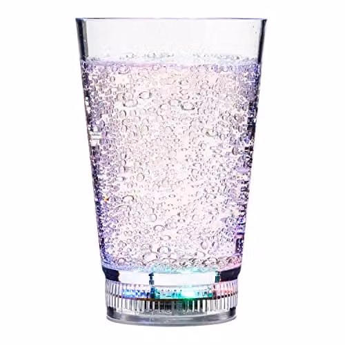 UltraByEasyPeasyStore Multi-coloured LED Light Up Novelty Tumbler, 340ml – 2