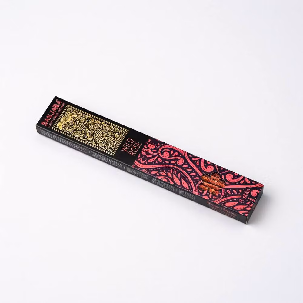 KDMD Banjara Extra Long Wild Rose Smudge Stick in Pink – 2