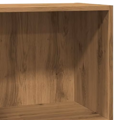 vidaXL Artisan Oak Bookcase in Brown, W/D/H: 60 x 30 x 77 cm – 5