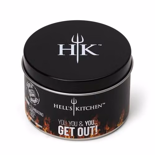 Hell's Kitchen Basil, Patchouli & Geranium Tin Candle in Green – 2