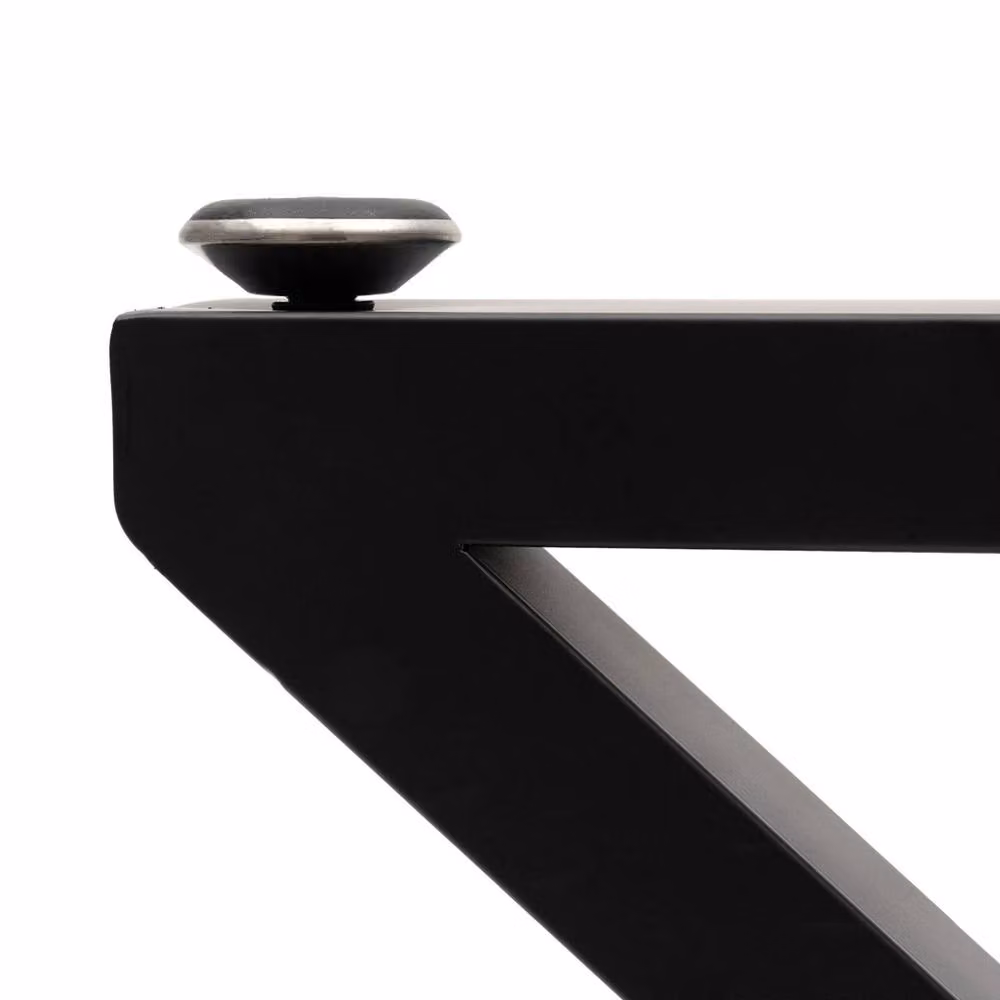 Havendro Metal Coffee Table and Desk Leg Set of 2, Black, W/D/H: 40 x 32 x 32 cm – 4