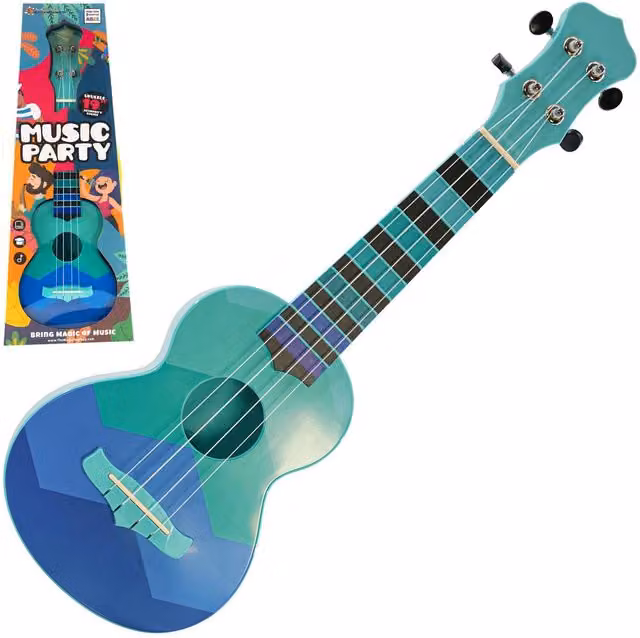The Magic Toy Shop Kids 4 String Mini Ukulele Musical Instrument in Multicolour