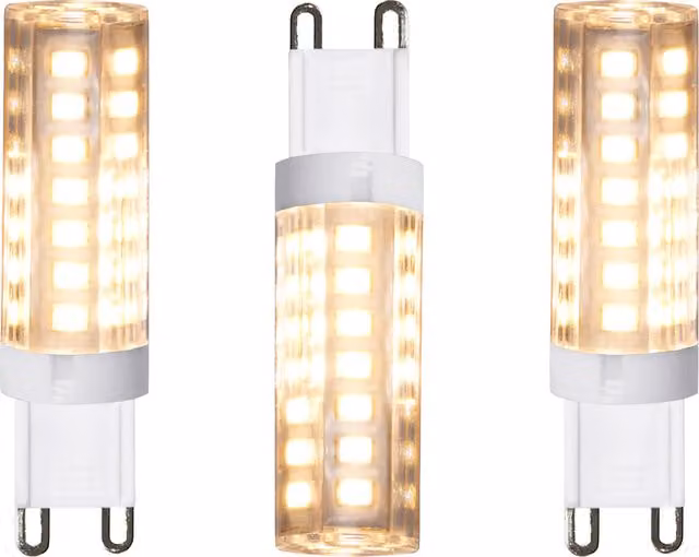 Litecraft 3 Pack of 5W G9 Cool White LED Capsule Bulbs