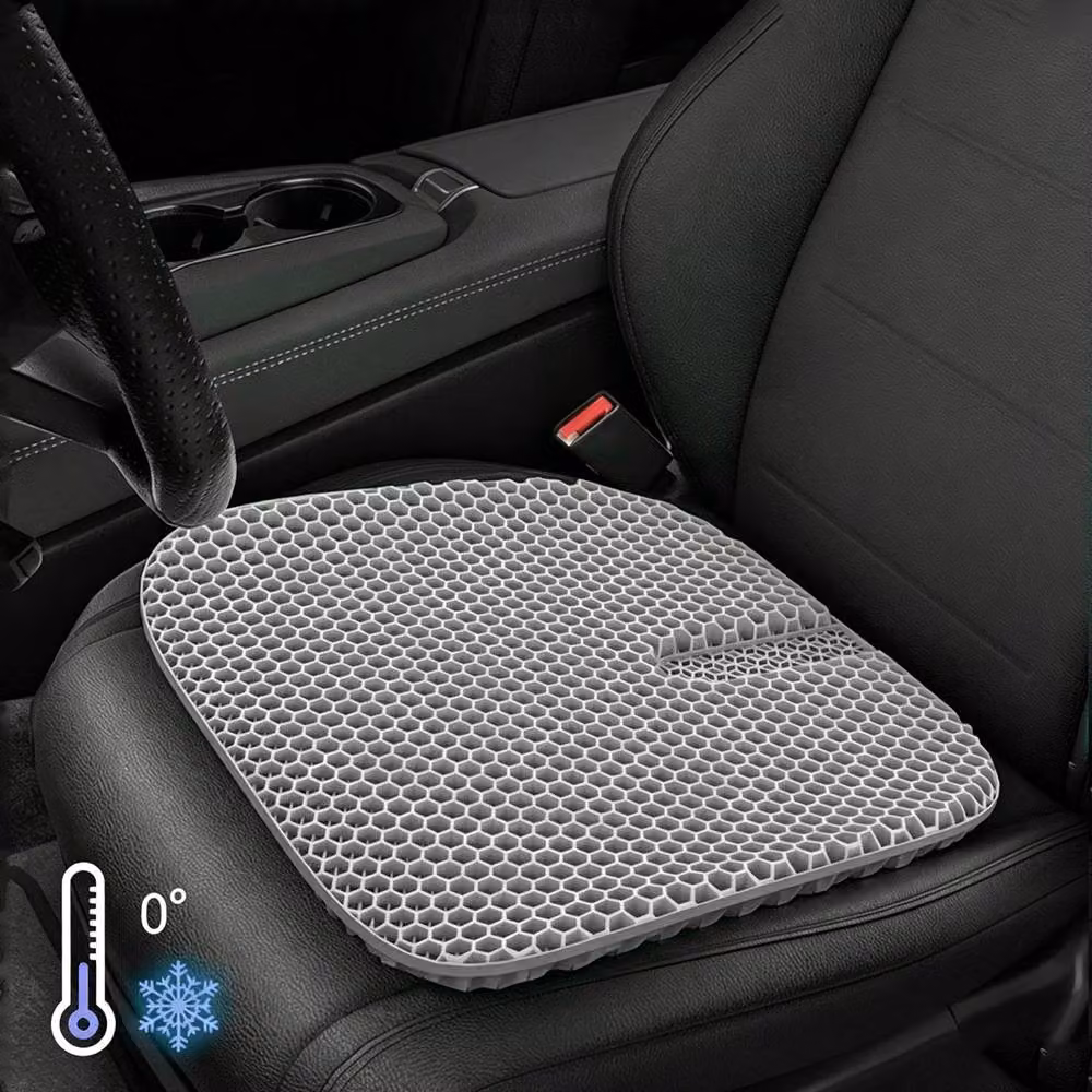 Quipulse Cooling Gel Honeycomb Large Seat Cushion in Grey – 2