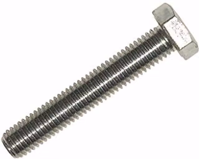 Metalmate High Tensile Set Screw ZP M20 x 100mm Grey (Box of 20)