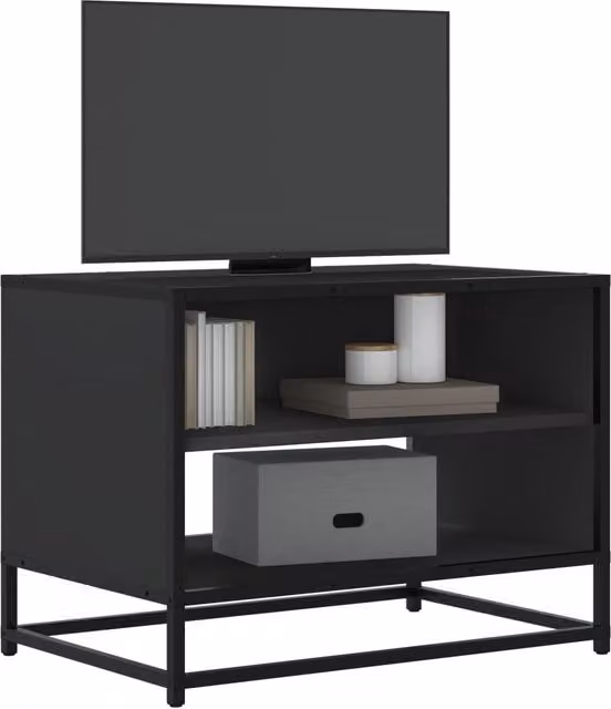 Berkfield Home Industrial TV Cabinet in Black, W/D/H: 61 x 40 x 46 cm