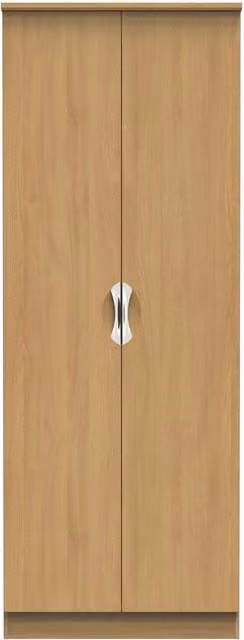 Ready Assembled 2 U Holborn 2 Door Wardrobe in Brown – 1