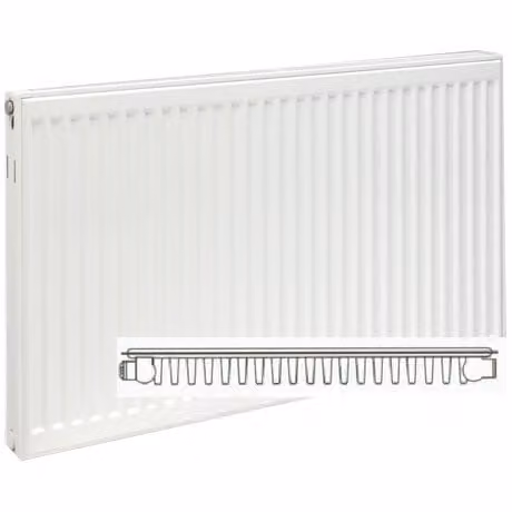 Prorad Type 11 Single Convector White W: 60 cm, H: 40 cm, D: 40 cm
