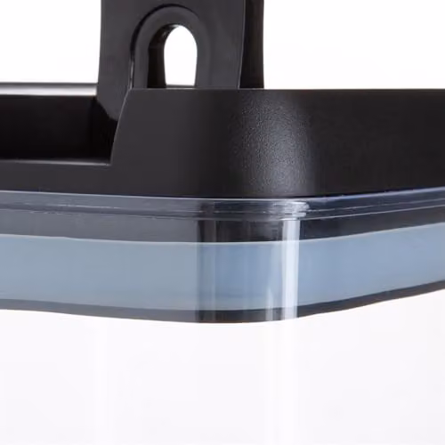 Argon Tableware Airtight Food Storage Containers with Flip Lock Lids, 1.2 l, Black, Set of 6 – 2