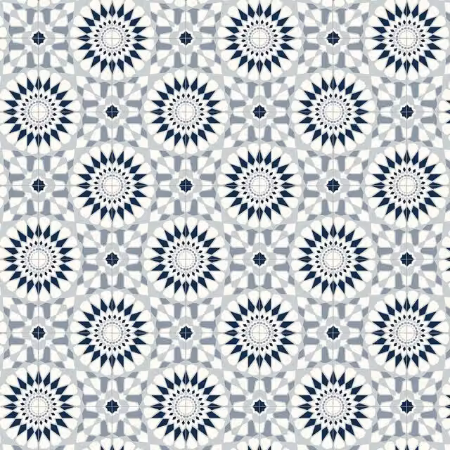 Aurora Black and White Designer Effect Vinyl Flooring, 2.8mm Thickness, W: 200 cm x L: 300 cm