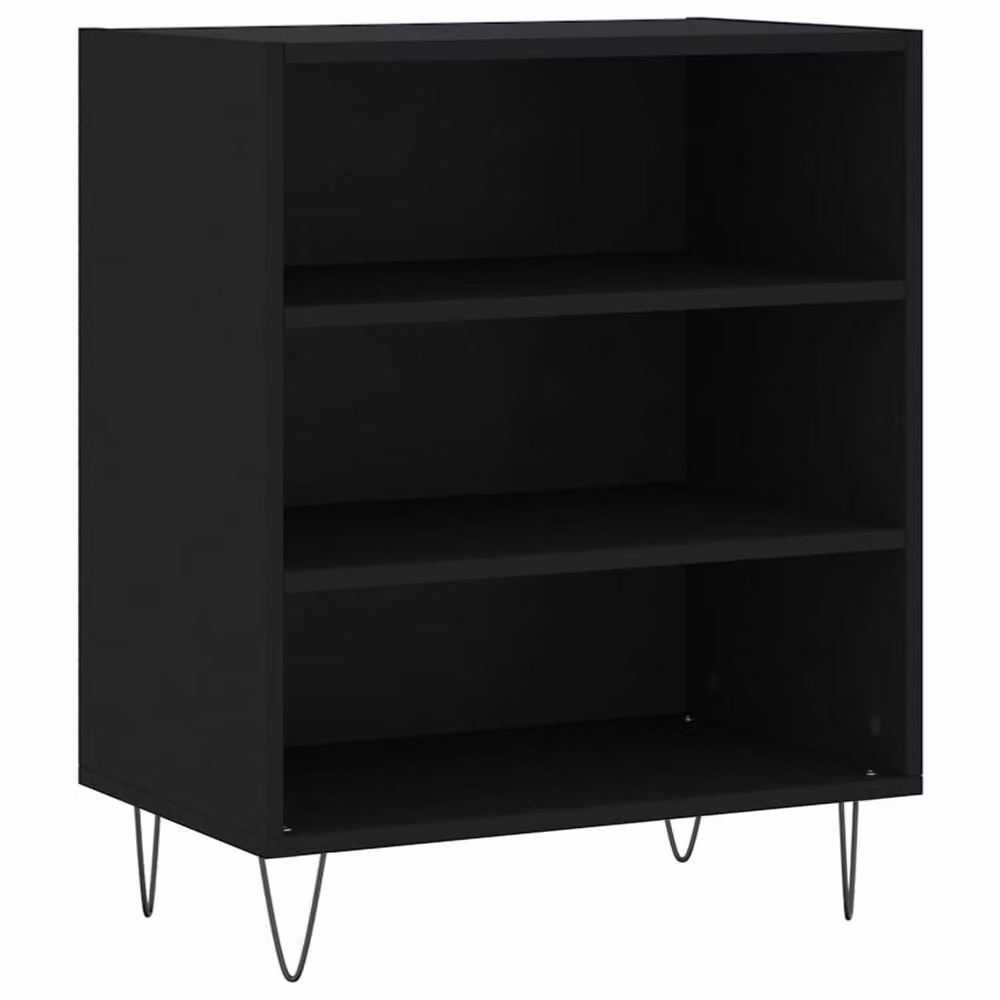 Berkfield Home Black Matt Sideboard, W/D/H: 57 x 35 x 70 cm – 3