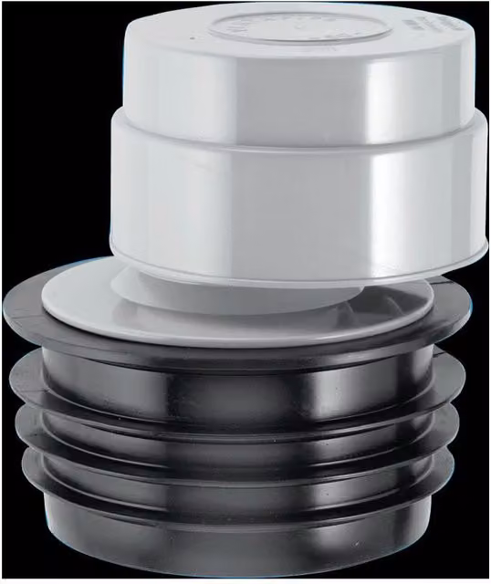 McAlpine VP50P Ventapipe 50 Air Admittance Valve in White with Dual-Fit Synthetic Rubber Seal