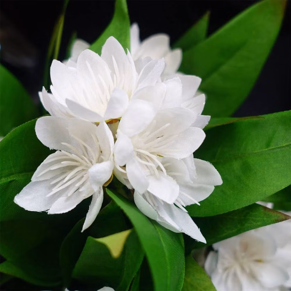 Botanik Artificial White Freesia Potted Flowering Houseplant – 2