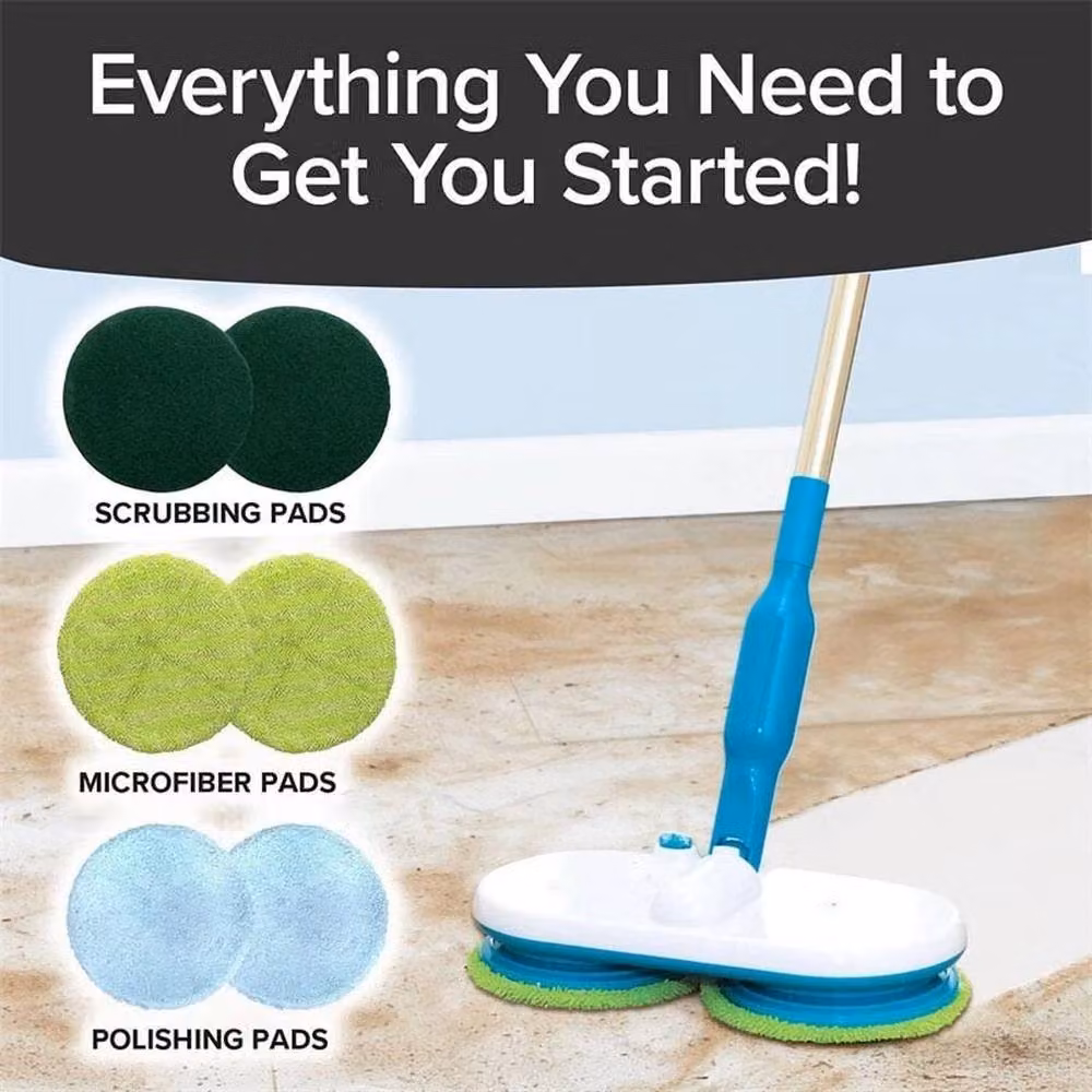 EONLION Electric Floating Mop in White with 6 Cleaning Pads, Width: 100 cm – 2