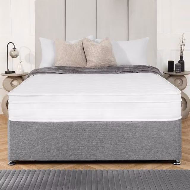 OHS White Hybrid Memory Foam Pillow Top Mattress with Temperature Regulation, W/D/H: 180 x 200 cm