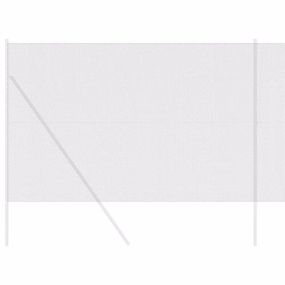 Berkfield Home Hexagon Fence in Dark Grey PVC-Coated Galvanised Steel, W/H: 50 x 150 cm, 50 m length – 3