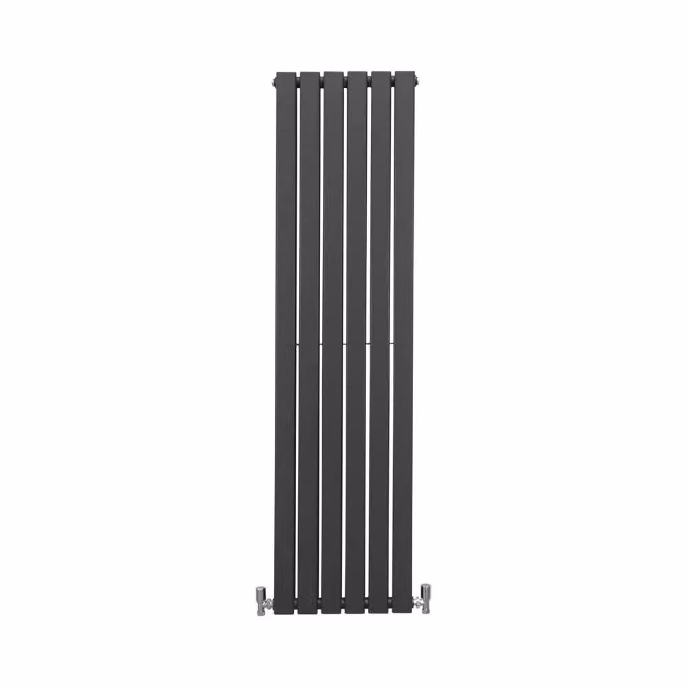 Monstershop Designer Flat Panel Steel Radiator in Anthracite Grey, W: 160 cm, H: 42 cm – 2