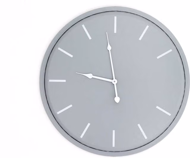 Karlsson Modern Round Analog Wall Clock in Grey