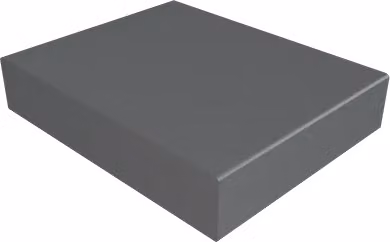 ARP Aluminium Coping Stop End for 200-250mm Walls, 310mm, Anthracite Grey (7016 Matt)