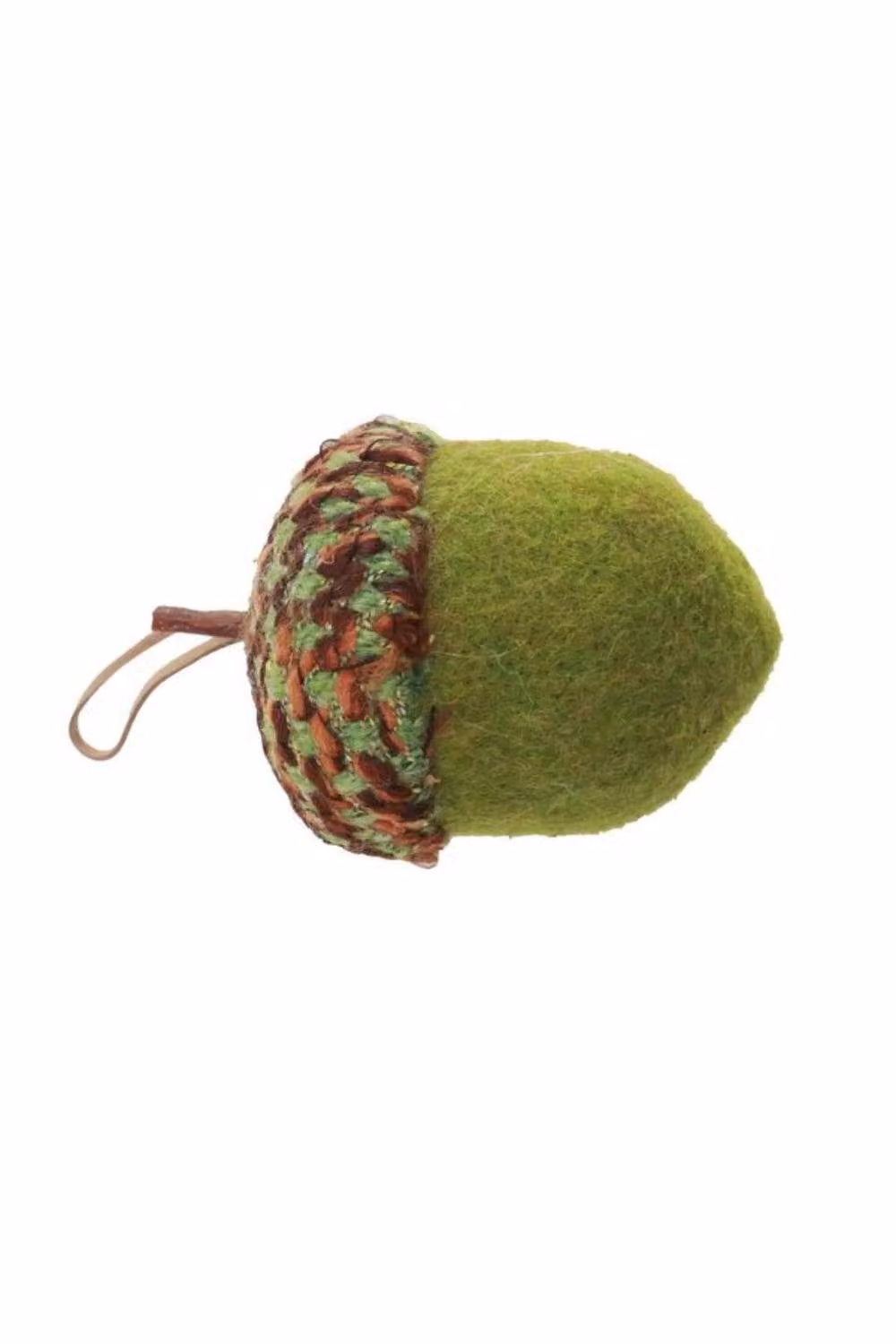 KDMD Green Acorn Ornament 3 Pack, Rustic Autumn Tabletop Decor, Height: 11 cm – 2