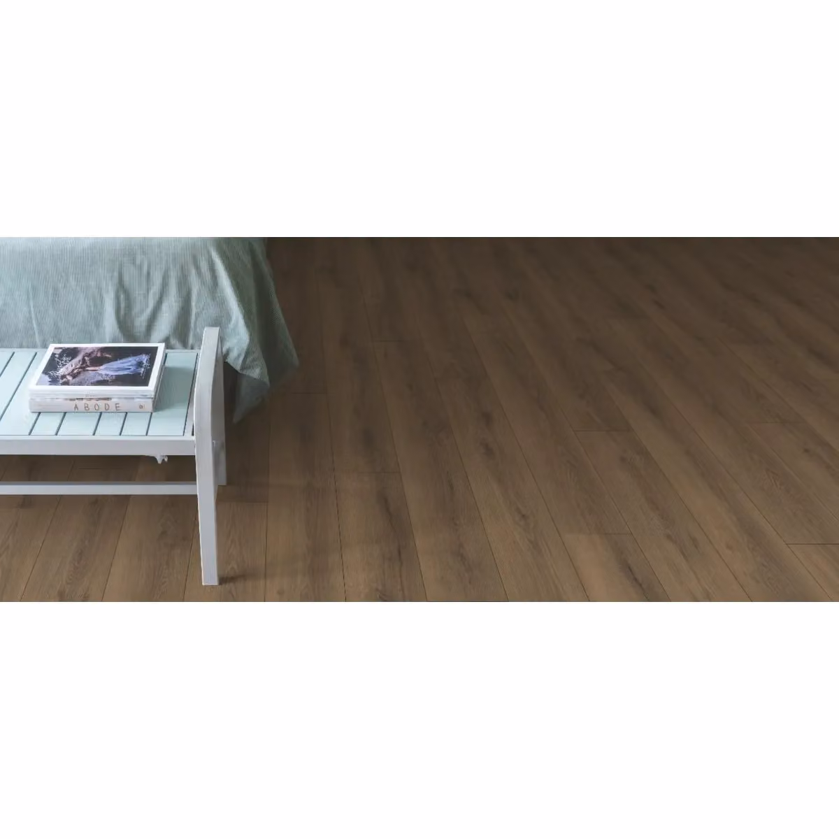 Vinyl Flooring UK Class 800 Water Resistant Wood Look Laminate Flooring in Taupe, 8mm Thickness, Covers 1.596sqm – 3