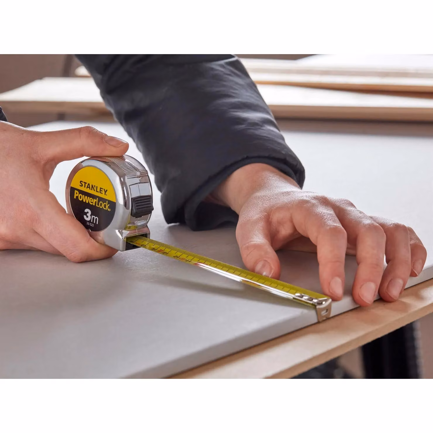 Stanley Powerlock Classic Pocket Tape Measure in Yellow and Multicolour – 3