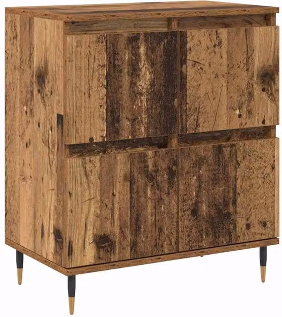 Berkfield Home Modern Sideboard with Storage Door in Brown, W/D/H: 60 x 35 x 70 cm